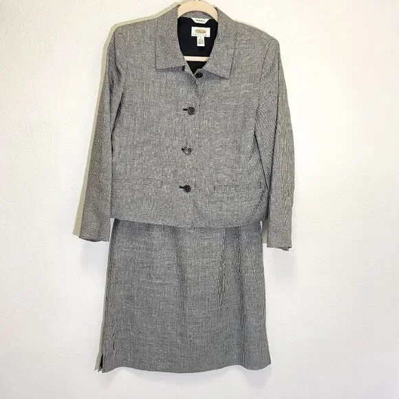 Talbots - ☘️ Tweed Irish linen Blazer - size 2 - Picture 3 of 3